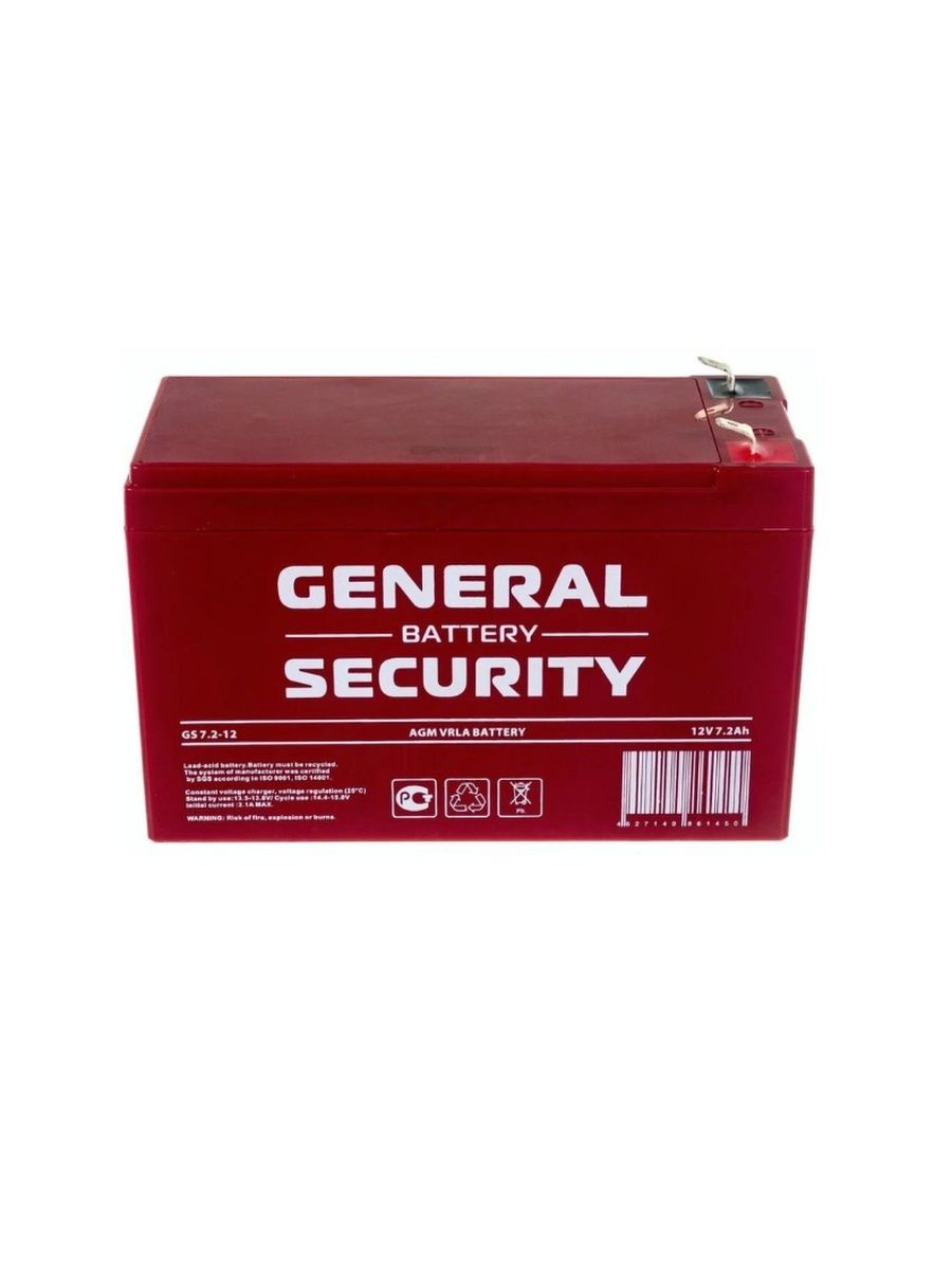 Аккумулятор general security gs 12 12. General Security GS 7,2-12. Аккумулятор General Security. АКБ General Security Battery GLS 7/2. General Security Дата выпуска аккумулятора.