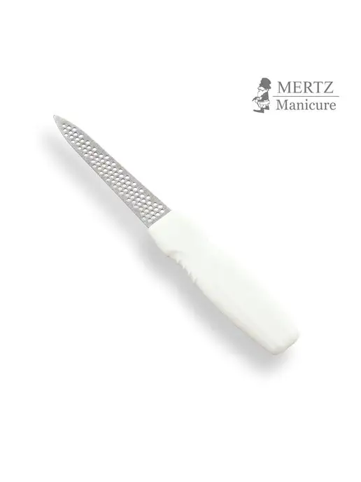 MERTZ Пилка для ногтей сапфировая с перфорацией, белый, фото 2