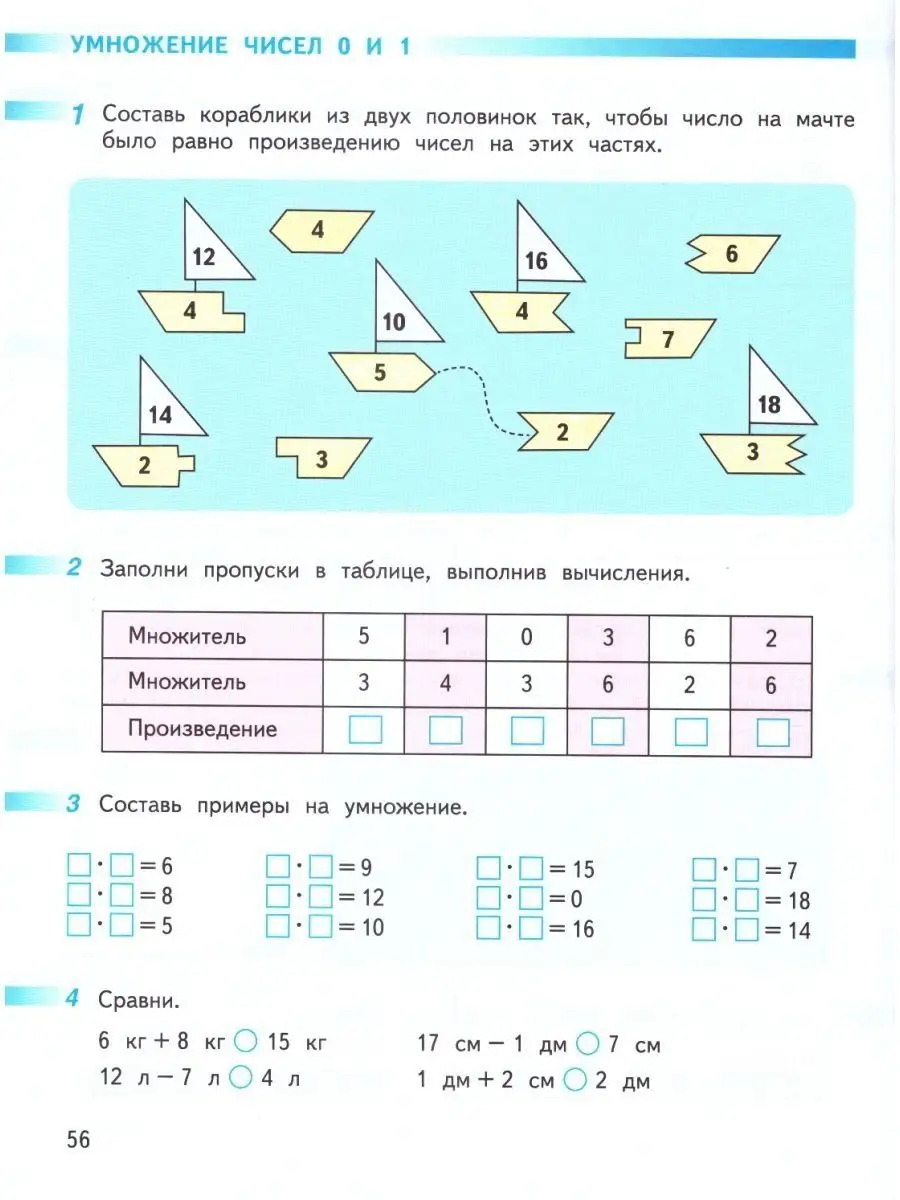 Математика. Русский язык. 2 класс Просвещение 165680585 купить в  интернет-магазине Wildberries