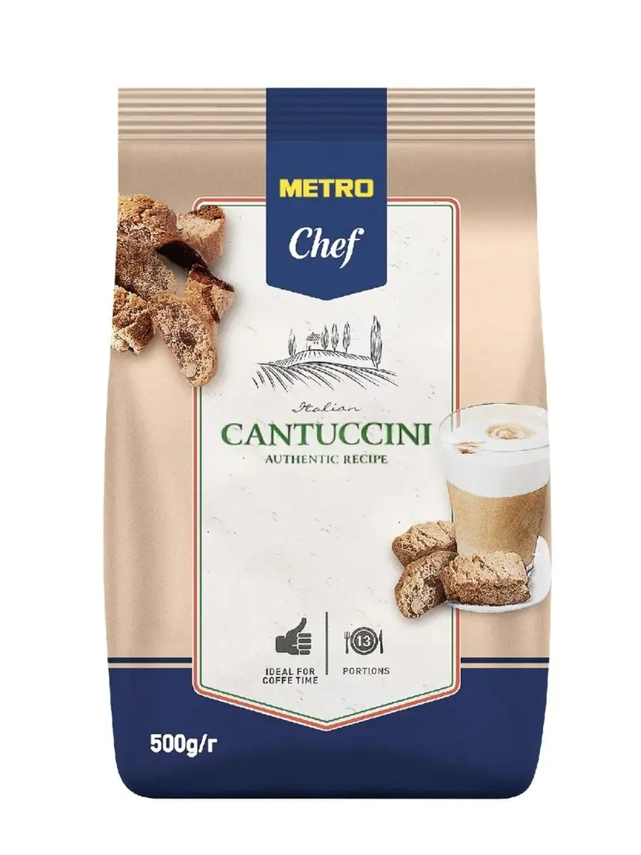 Печенье с Миндалем Cantuccini 500 гр Кантучини Тоскана METRO Chef 165682549  купить за 873 ₽ в интернет-магазине Wildberries