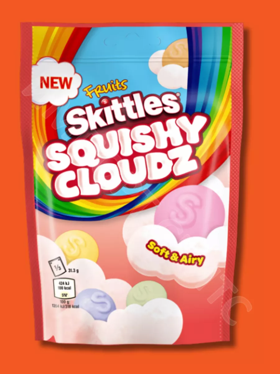 Настя скитлс Конфеты Скитлс Squishy Cloudz Fruits 94г Skittles 165686798 купить в  интернет-магазине Wildberries