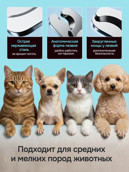 Питомыч Когтерезка для кошек и собак ножницы, вариант, фото 3