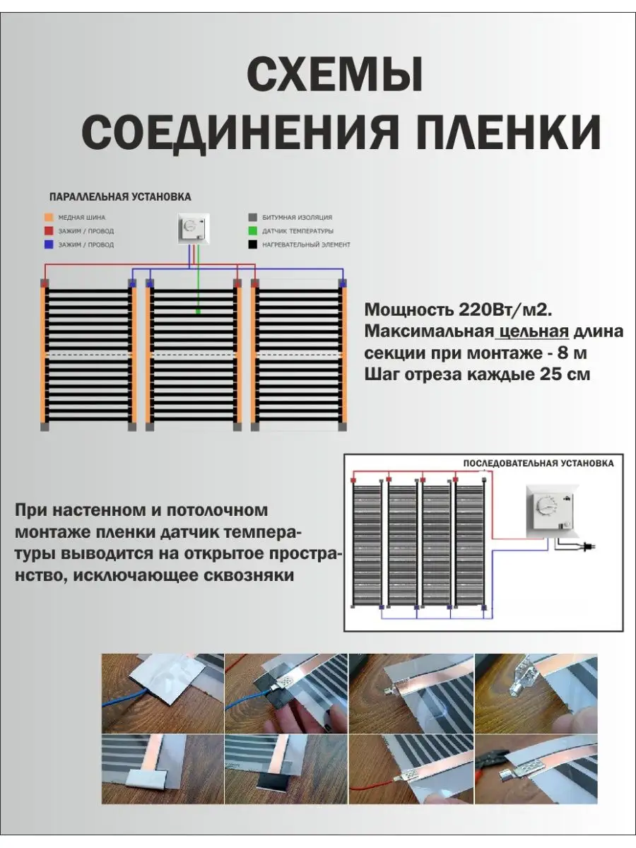 Инфракрасный теплый пол 8х0,8м Rexva 165716010 купить за 3 962 ₽ в  интернет-магазине Wildberries