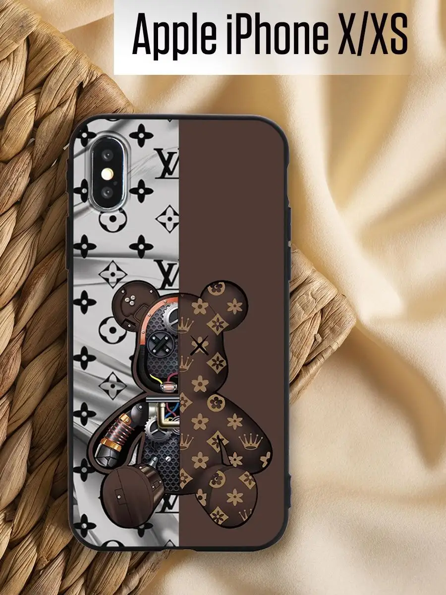 чехол на iPhone X XS с принтом bearbrick Case of Kate 165726104 купить за  467 ₽ в интернет-магазине Wildberries