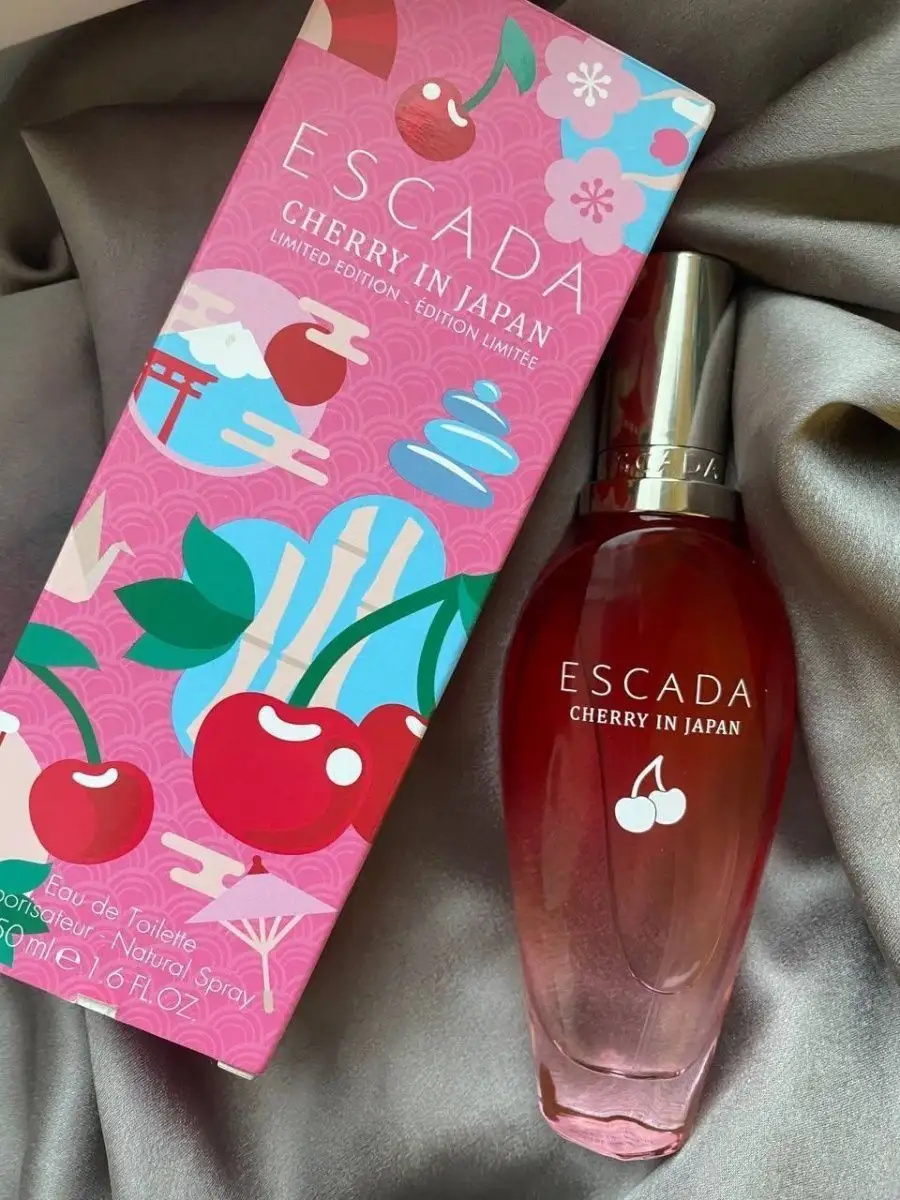 Cherry In Japan 100 мл Духи Эскада ESCADA 165736404 купить за 746 ₽ в  интернет-магазине Wildberries