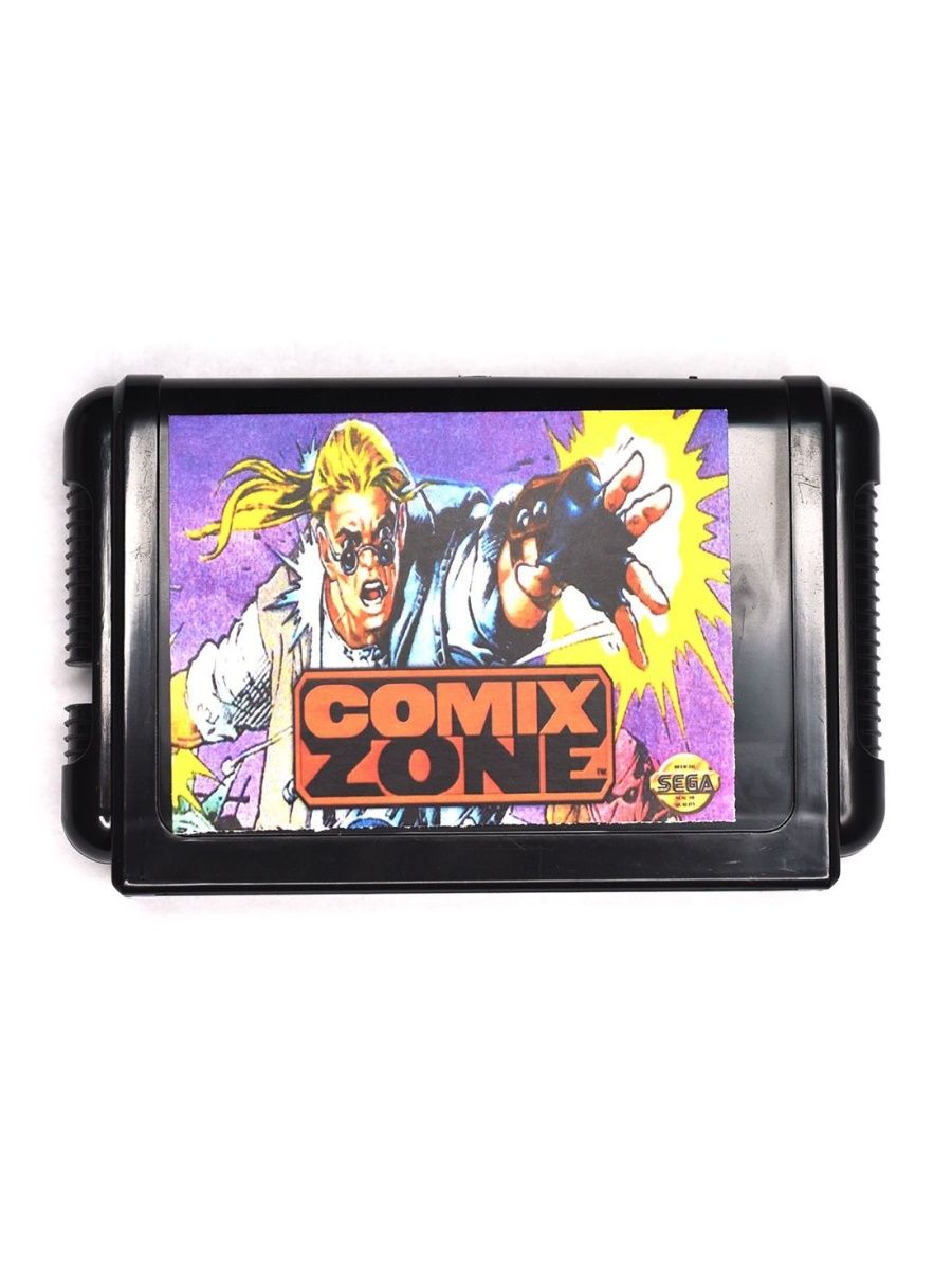 Картридж для сеги 16. Comix Zone Sega Cartridge. Картридж сеги комикс зон. Игровые флеш картриджи.