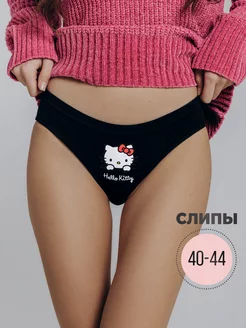 Трусы слипы с принтом аниме y2k Hello Kitty 165749397 купить за 158 ₽ в интернет-магазине Wildberries