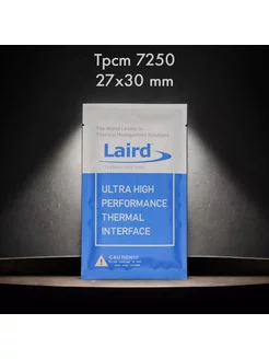 Laird Tpcm 7250 27×30х0.25мм термопаста с фазовым переходом laird technologies 165752822 купить за 722 ₽ в интернет-магазине Wildberries