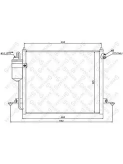 Радиатор кондиционера МИЦУБИСИ 1045584SX STELLOX 165781274 купить за 7 778 ₽ в интернет-магазине Wildberries