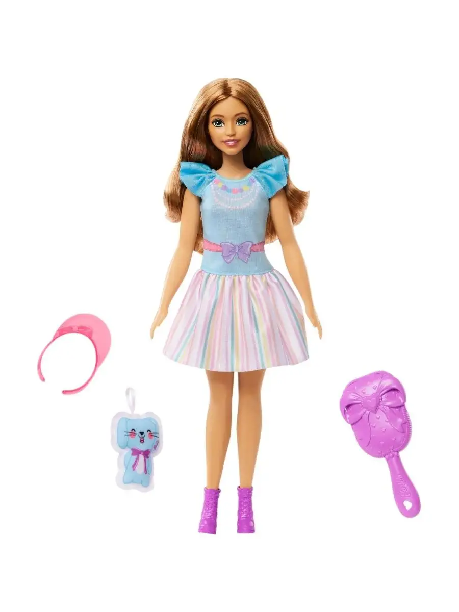 Кукла Barbie Брюнетка с зайкой HLL21 Barbie 165782583 купить за 8 161 ₽ в  интернет-магазине Wildberries