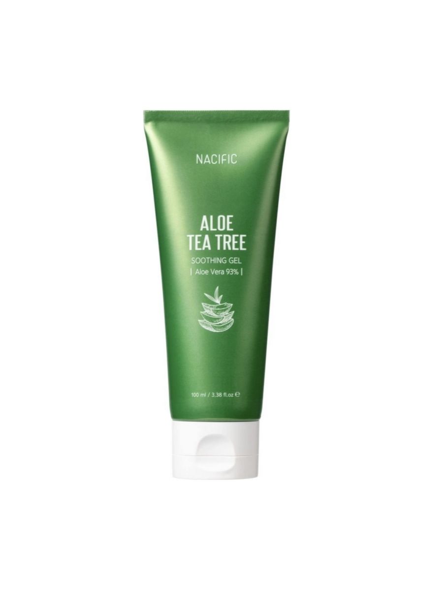 Алоэ чайное дерево. Nacific cica Tea Tree Relaxing Mask Pack.