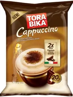 Кофейный напиток Torabika Cappucchino 25,5г*20шт ToraBika 165800416 купить за 362 ₽ в интернет-магазине Wildberries