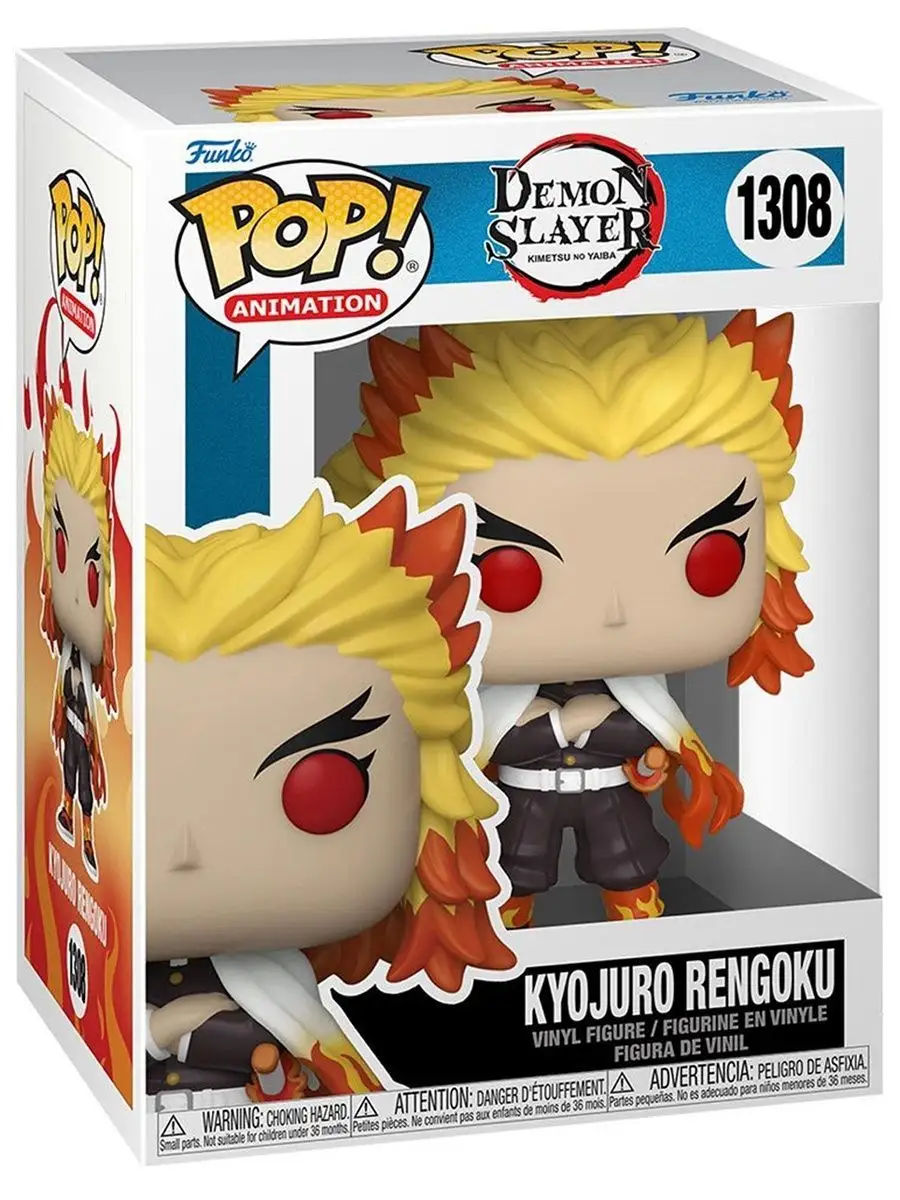 Фигурка аниме Funko POP! Истребитель демонов Кёджуро Ренгоку Funko  165804047 купить за 2 105 ₽ в интернет-магазине Wildberries