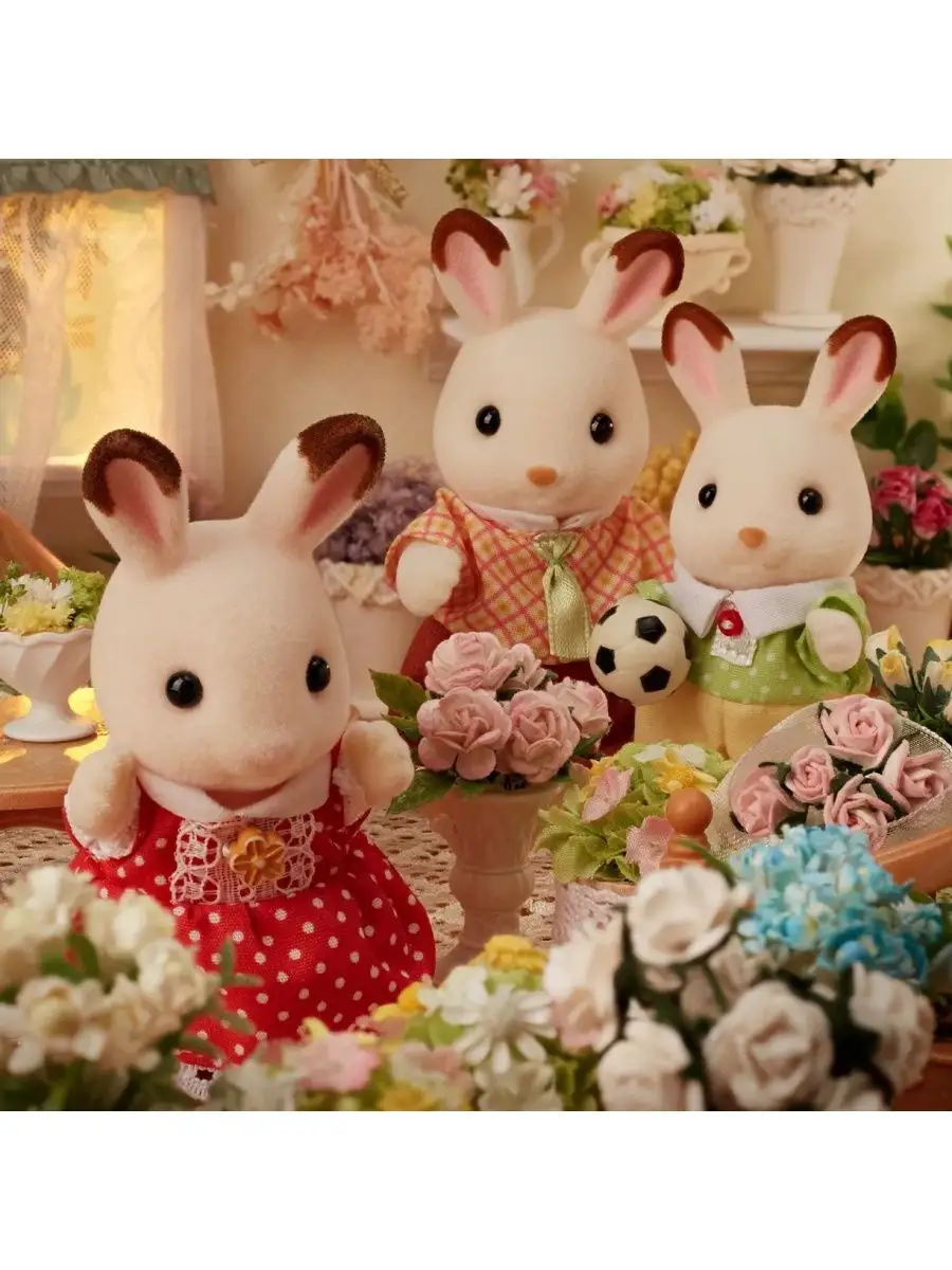 Набор Семейство шоколадных кроликов 5655 Sylvanian Families 165805039  купить за 2 141 ₽ в интернет-магазине Wildberries