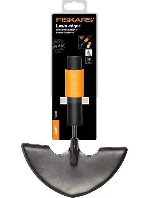 FISKARS Насадка-тяпка для оформления краев QuikFit Фикарс, черный, фото 2
