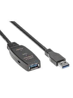 Удлинитель USB 3.0 активный с питанием micro USB 5м кабель iOpen 165835163 купить за 1 669 ₽ в интернет-магазине Wildberries