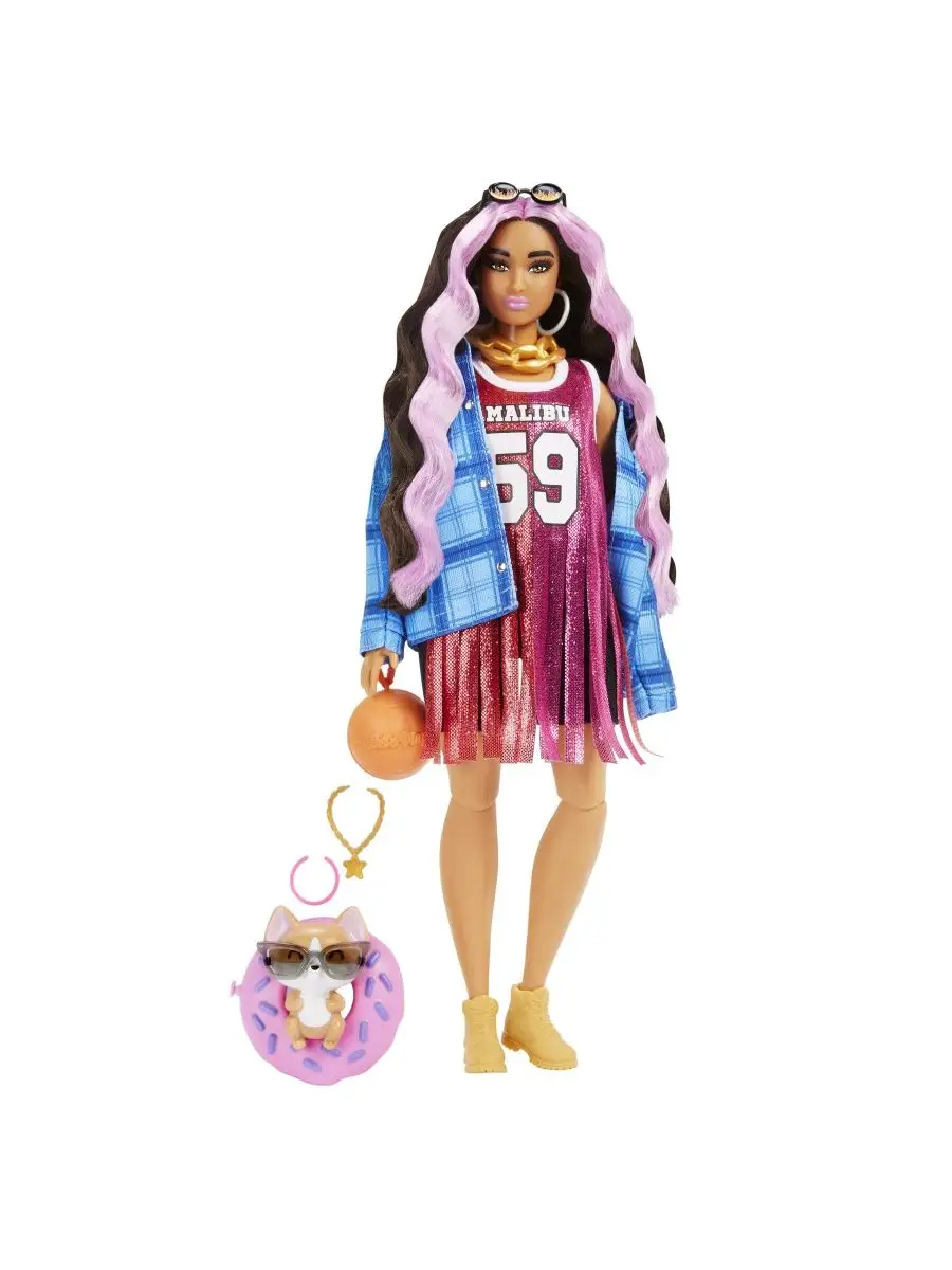 Кукла Барби Экстра HDJ46 Barbie 165849577 купить за 3 960 ₽ в  интернет-магазине Wildberries