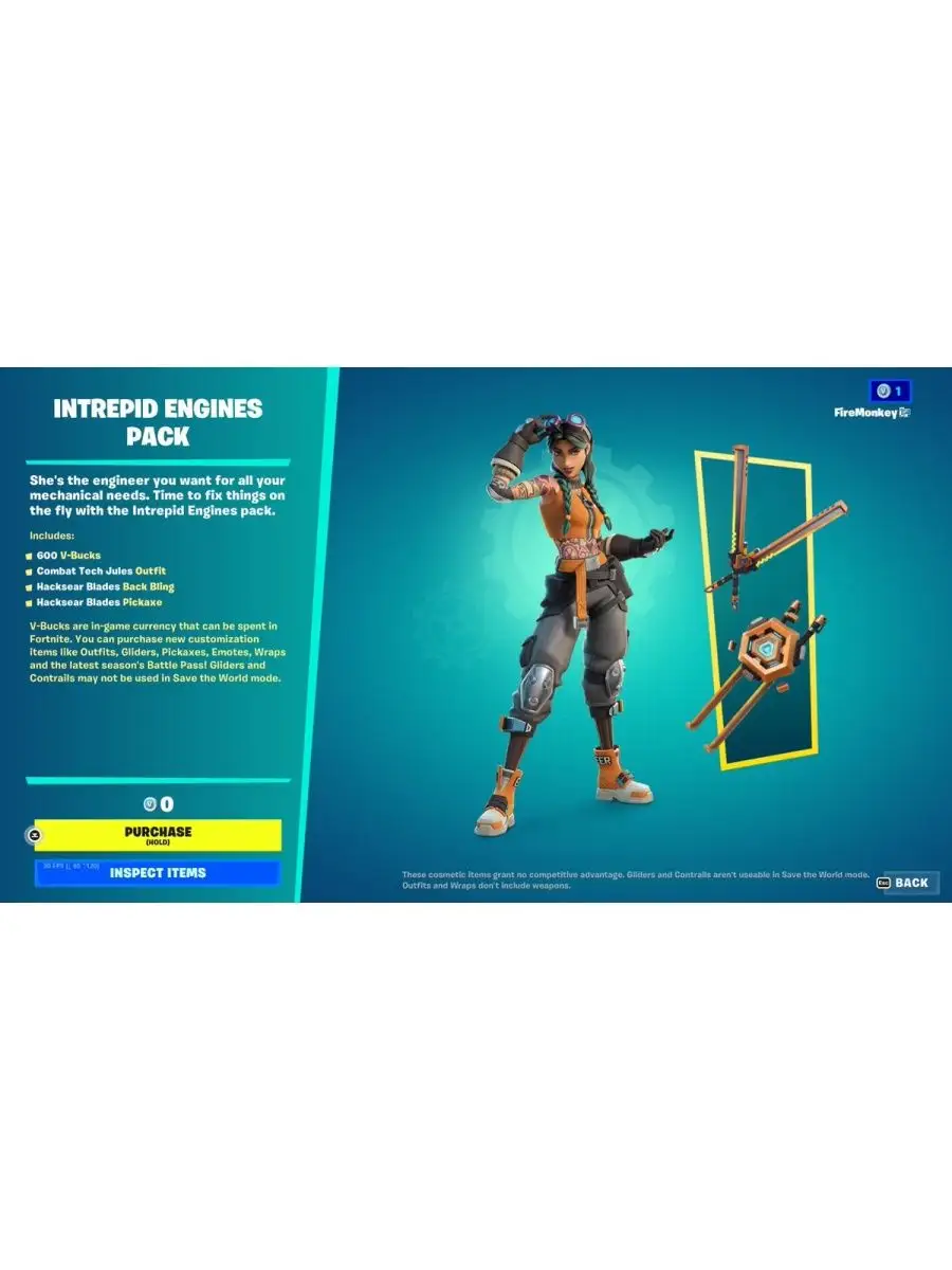 Fortnite набор Чудо-инженер + 600 V-Bucks Код активации Fortnite 165882756  купить за 3 014 ₽ в интернет-магазине Wildberries