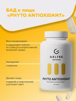 БАДы PHYTO ANTIOXIDANT, амла и витамин С, 60 капсул Гельтек 165885710 купить за 1 259 ₽ в интернет-магазине Wildberries