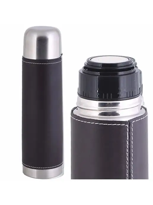 Термос 0.5 для чая металлический с чехлом - фото 4