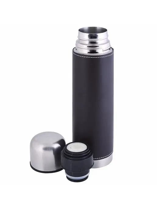 Термос 0.5 для чая металлический с чехлом - фото 5