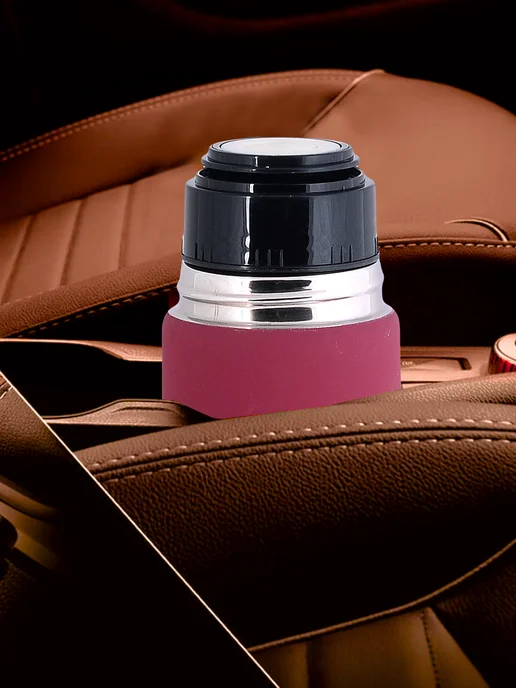 Термос 1 литр для чая металлический с кружкой - фото 11