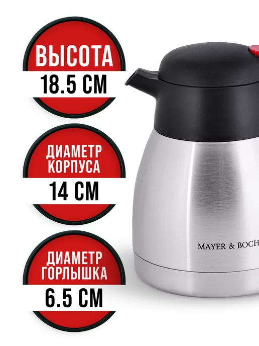 Термос нержавейка 1 л - фото 2