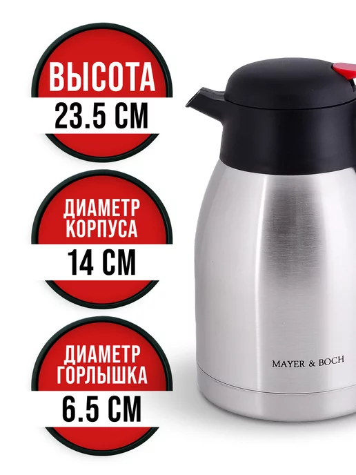 Термос нержавейка 1,5 л - фото 2