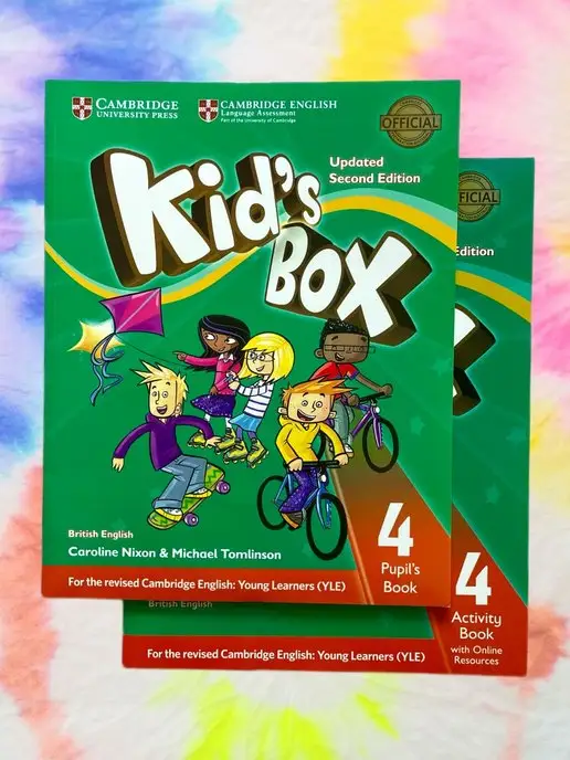 MP-Книга Kid's Box 4 Second Edition Pupil's book + Activity book+ Код