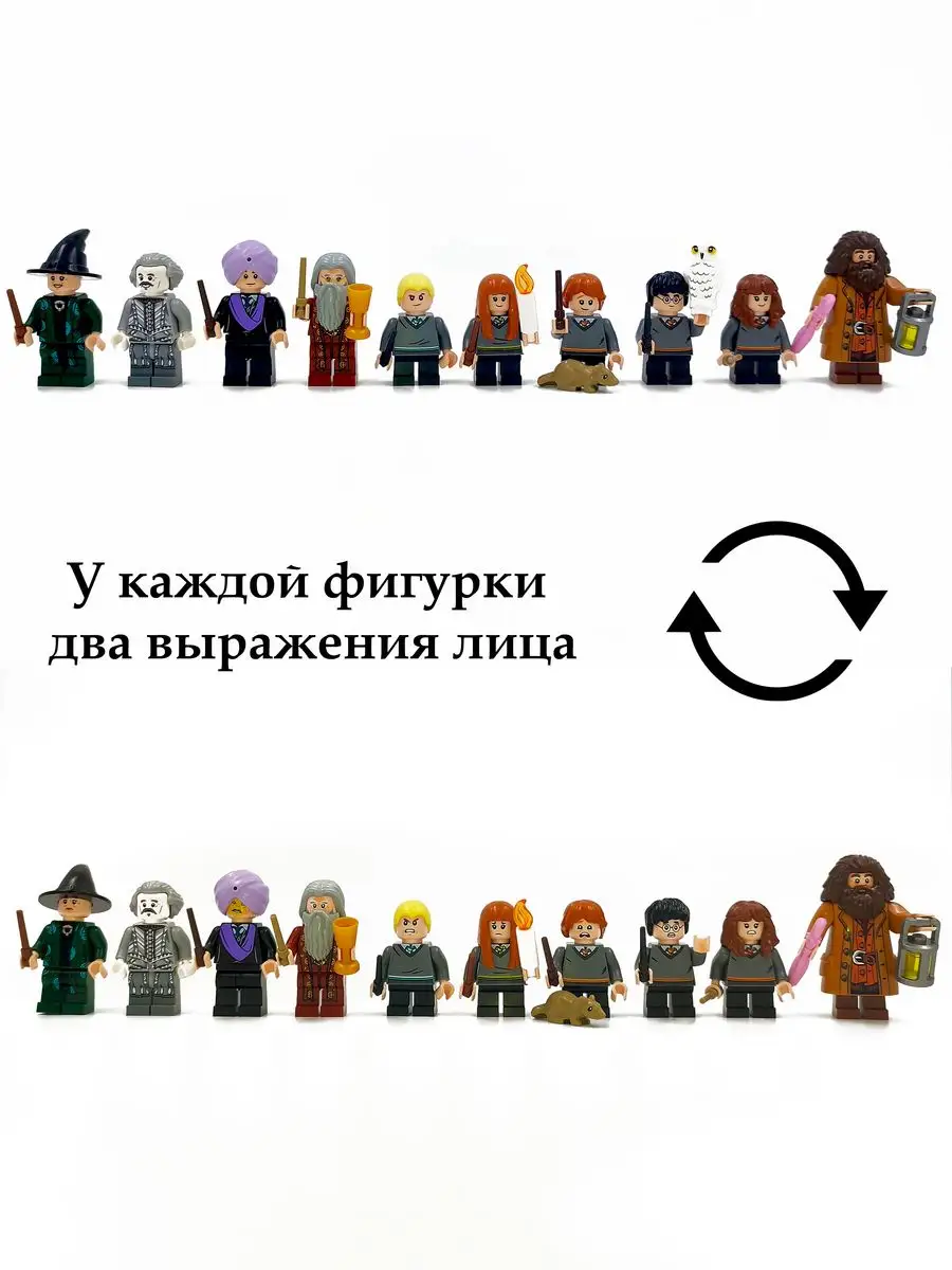 Конструктор Harry Potter Хогвартс большой набор Lego 165936233 купить за 2  288 ₽ в интернет-магазине Wildberries