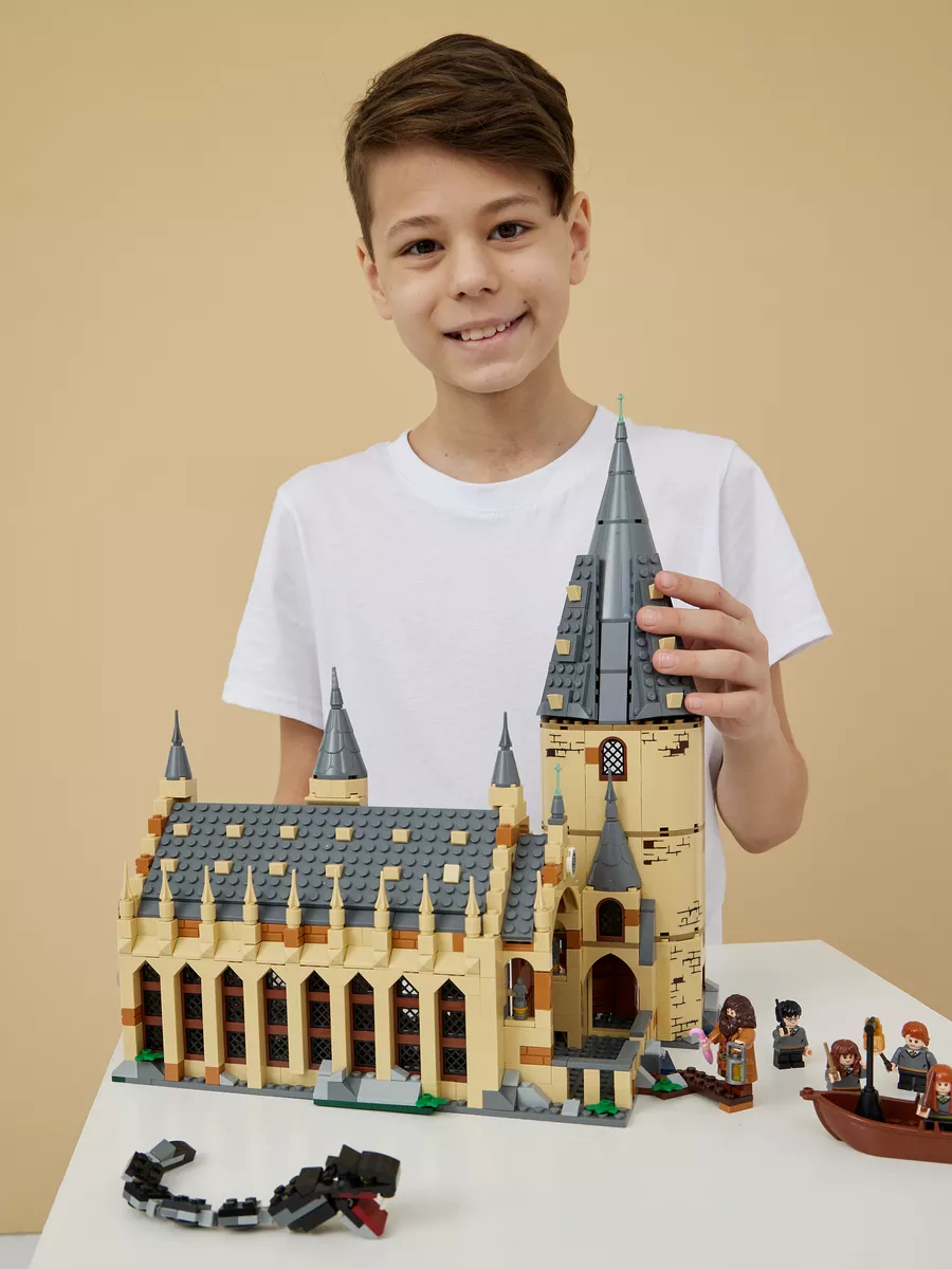 Конструктор Harry Potter Хогвартс большой набор Lego 165936233 купить за 2  288 ₽ в интернет-магазине Wildberries