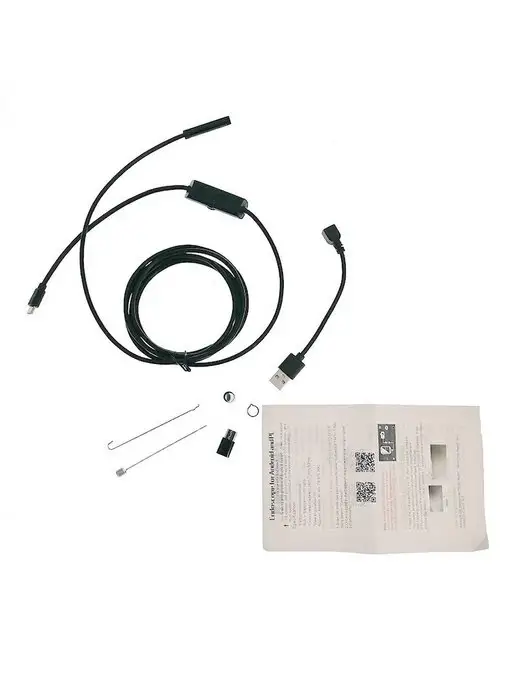 Endoscope Эндоскоп гибкая камера телефона для Андроид 1 метр, 1 м, фото 3