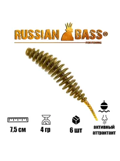 Силиконовая приманка Шумный 3 дюйма (75мм) Russian Bass 165998404 купить за 178 ₽ в интернет-магазине Wildberries