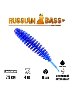 Силиконовая приманка Шумный 3 дюйма (75мм) Russian Bass 165998418 купить за 157 ₽ в интернет-магазине Wildberries