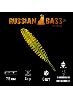 Силиконовая приманка Шумный 3 дюйма (75мм) Russian Bass 165998422 купить за 186 ₽ в интернет-магазине Wildberries