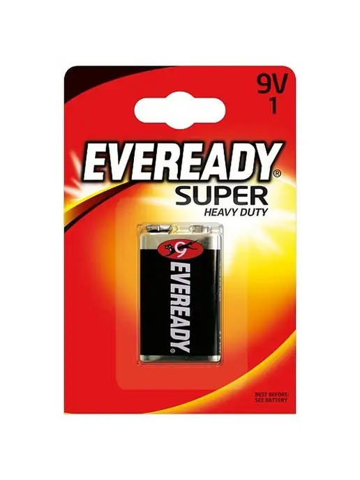 Eveready Батарейки SHD 9V FSB1