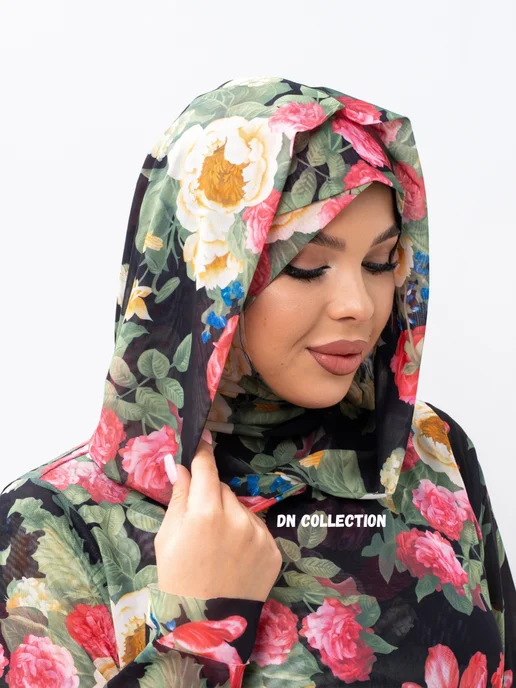 Dn collection Буркини закрытый купальник мусульманский для покрытых, черный, фото 2
