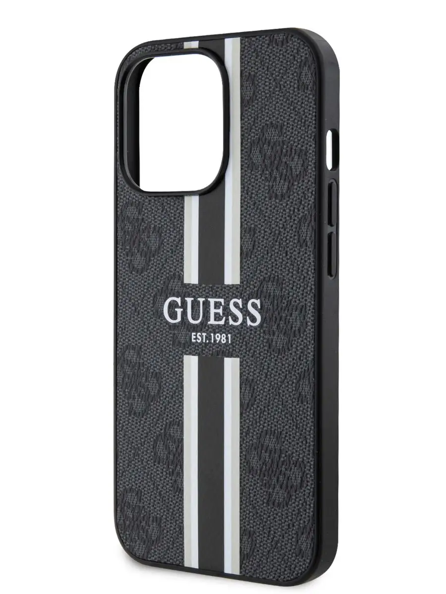 Чехол на iPhone 13 Pro Max MagSafe из экокожи PU leather GUESS 166069117  купить за 2 236 ₽ в интернет-магазине Wildberries