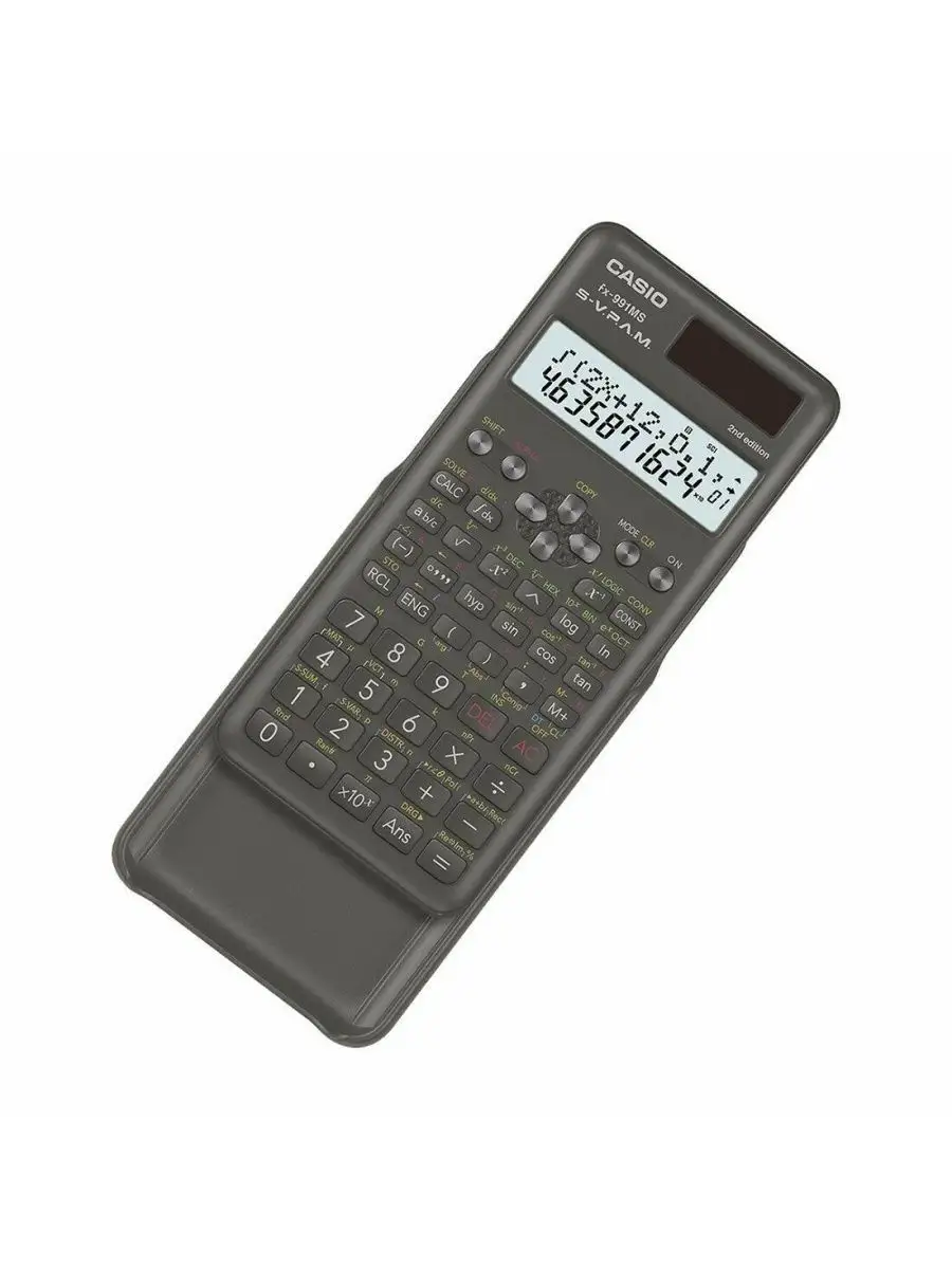 Непрограммируемый калькулятор FX-82MS-2 сертификат ОГЭ и ЕГЭ CASIO  166136159 купить в интернет-магазине Wildberries