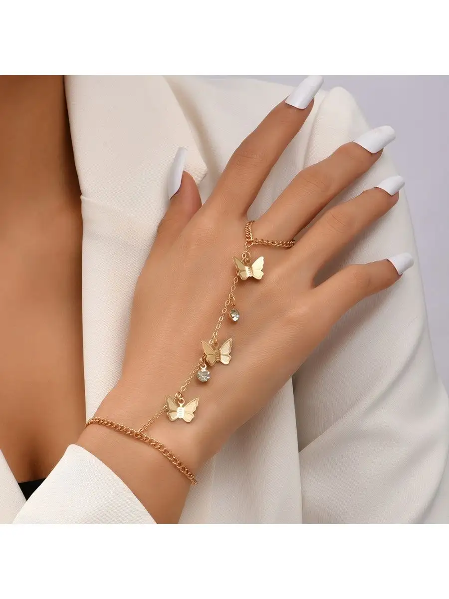 Слейв браслет на руку, украшение на руку, браслет жади Trendy jewelry  166156802 купить за 440 ₽ в интернет-магазине Wildberries