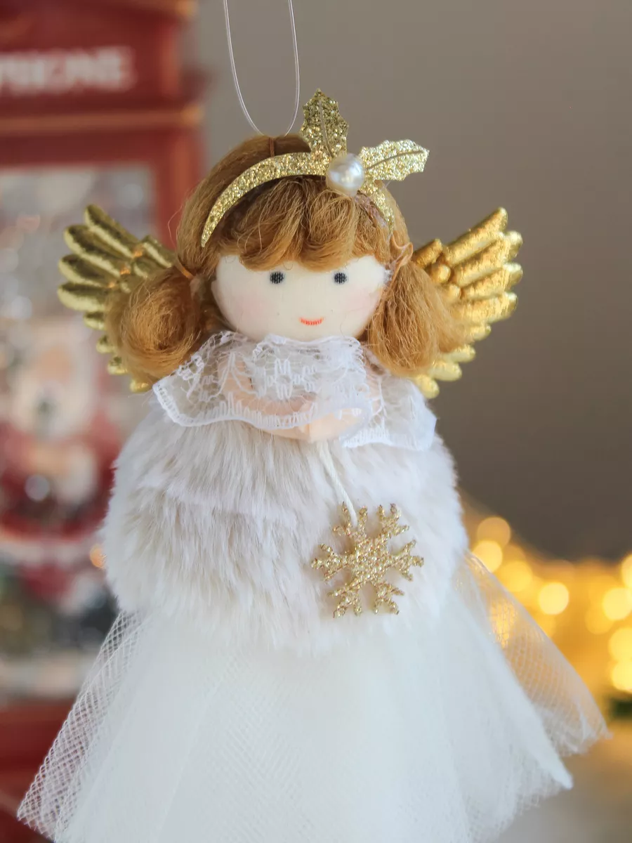 Елочная игрушка Ангел 3шт, Ангелочек на елку