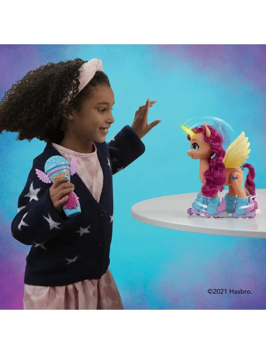 Игрушка MLP Hasbro Пони фильм Поющая Санни Старскаут F17865 My Little Pony  166216973 купить в интернет-магазине Wildberries