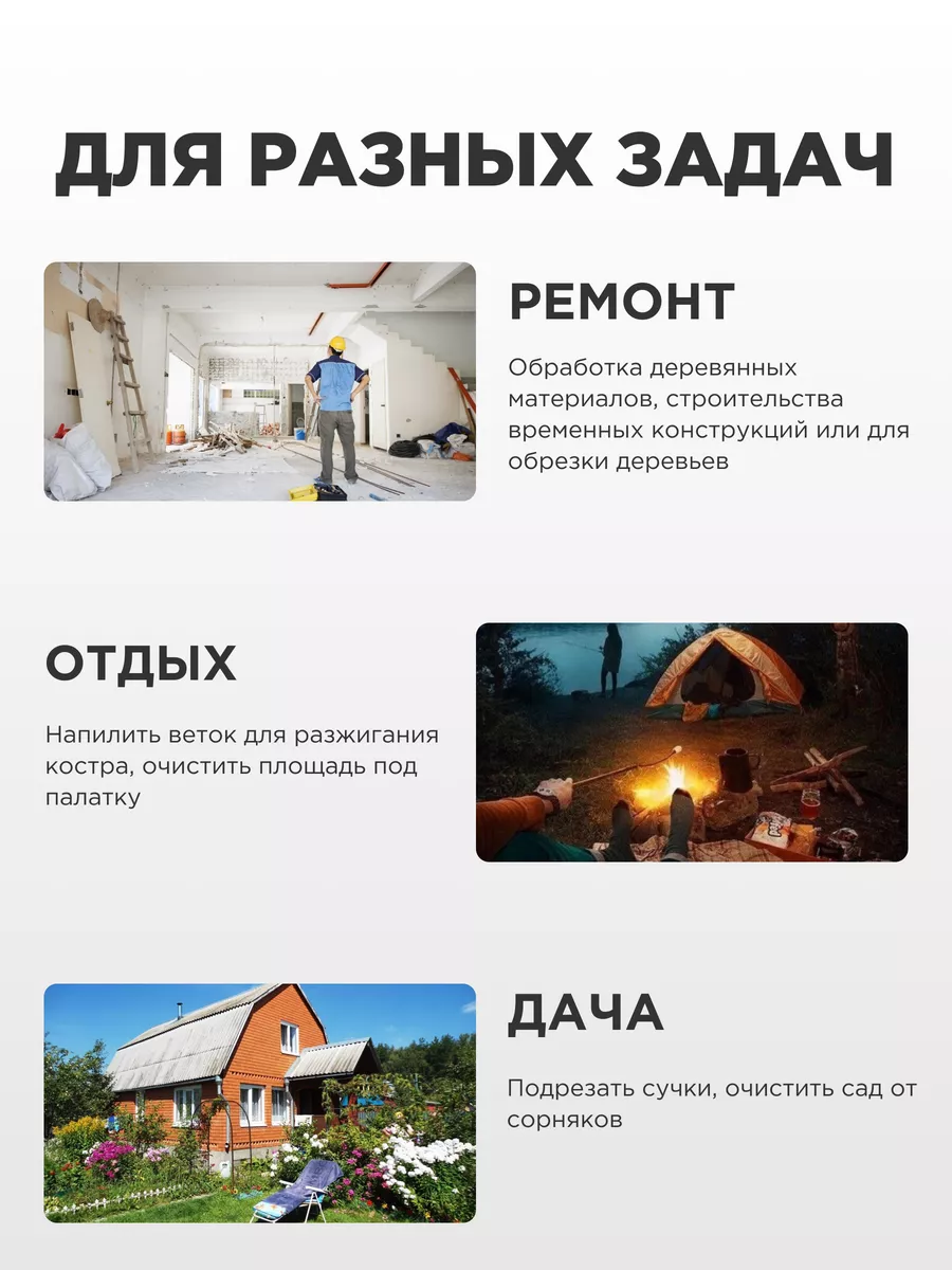 Цепная пила аккумуляторная мини 21в 2 акб HORDER 166232179 купить в  интернет-магазине Wildberries