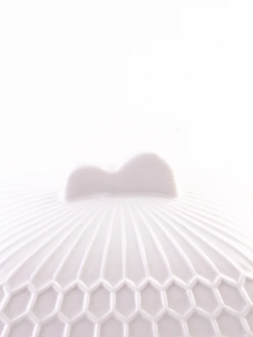 Масленка для сливочного масла с крышкой фарфоровая - фото 13