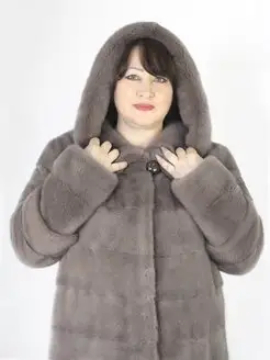 Шуба женская натуральная норковая зимняя длинная с капюшоном ASAR 166265181 купить за 90 233 ₽ в интернет-магазине Wildberries