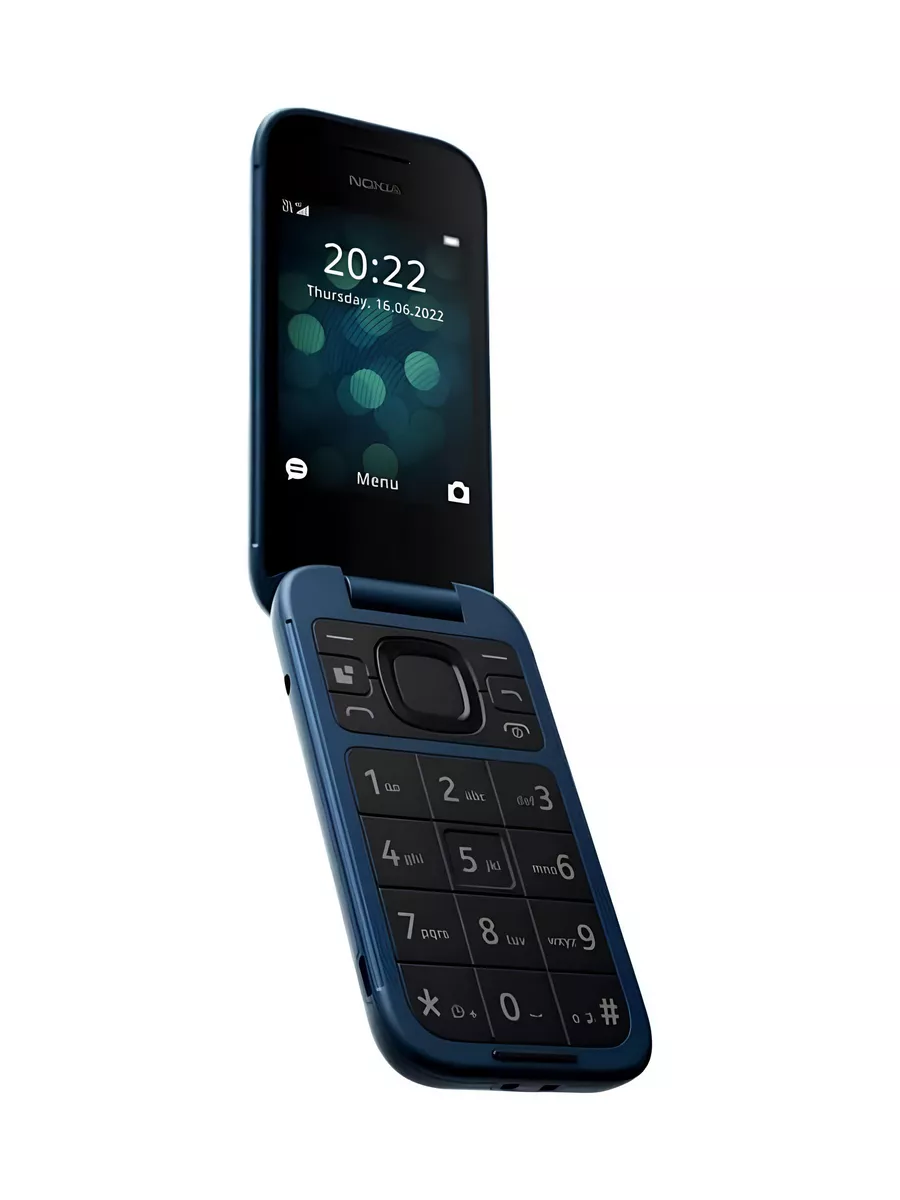 Кнопочный сотовый телефон Нокиа 2660 Flip 4G TA-1469 DS Nokia 166275480  купить за 5 478 ₽ в интернет-магазине Wildberries