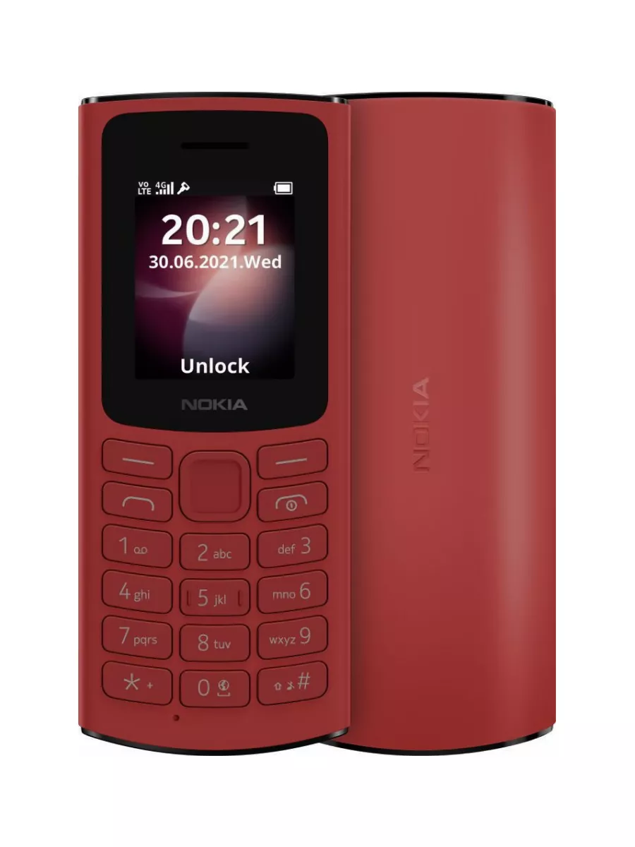 Мобильный телефон 105 TA-1557 DS, красный (2023) Nokia 166275482 купить в  интернет-магазине Wildberries