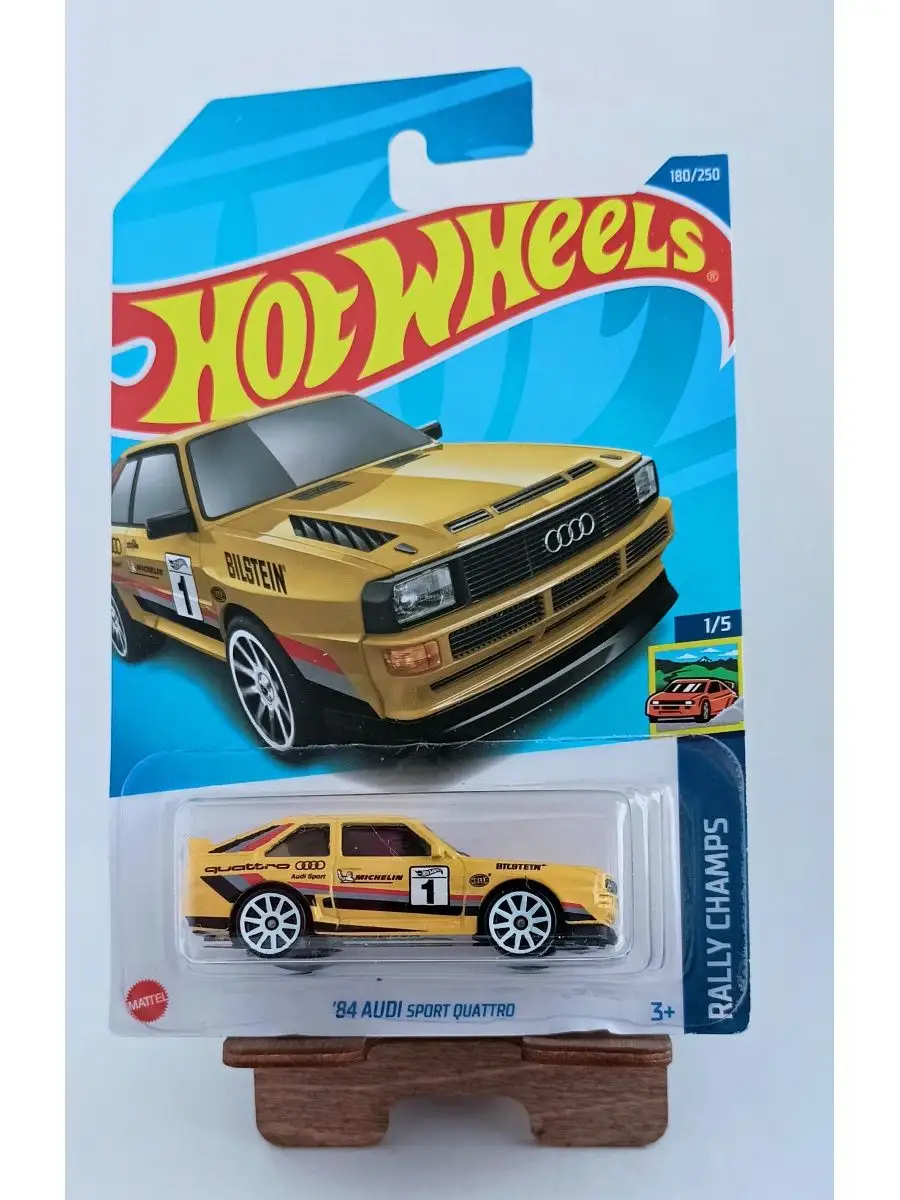 Машинка коллекционная 84 Audi Sport Quattro Rally Champs Hot Wheels  166278258 купить в интернет-магазине Wildberries