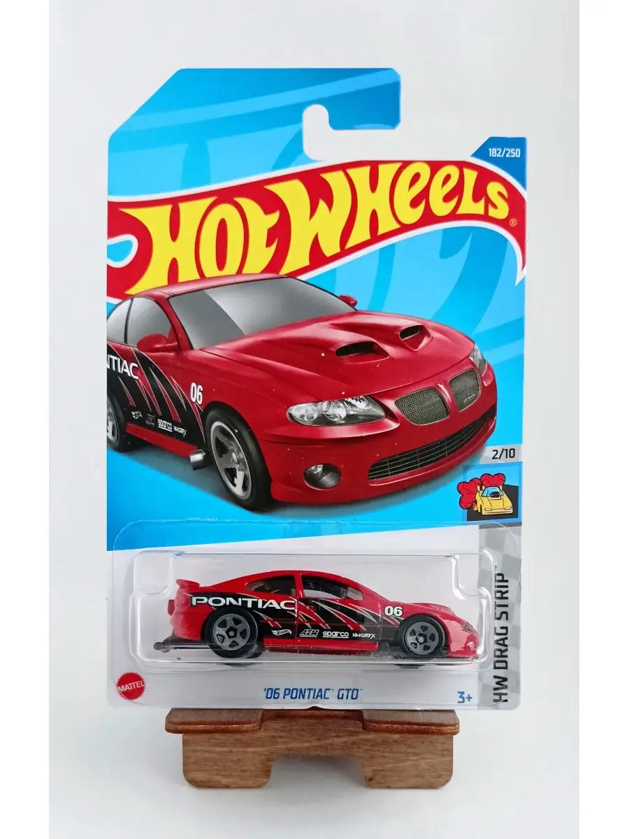 Машинка коллекционная 06 Pontiac GTO Drag Strip Hot Wheels 166278260 купить  в интернет-магазине Wildberries