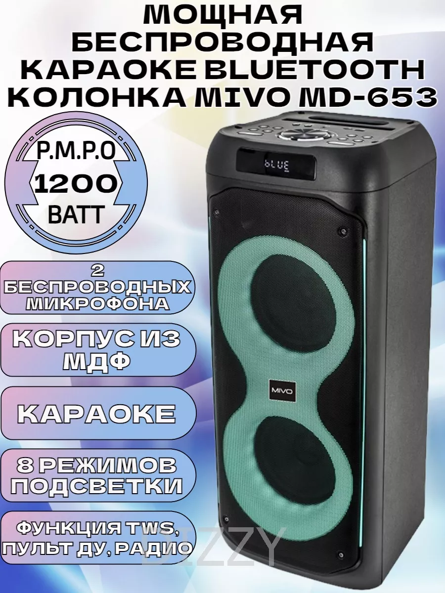 Колонка 100 | Мощная колонка | USB Wifi | Беспроводная колонка | Bluetooth колонка оптом